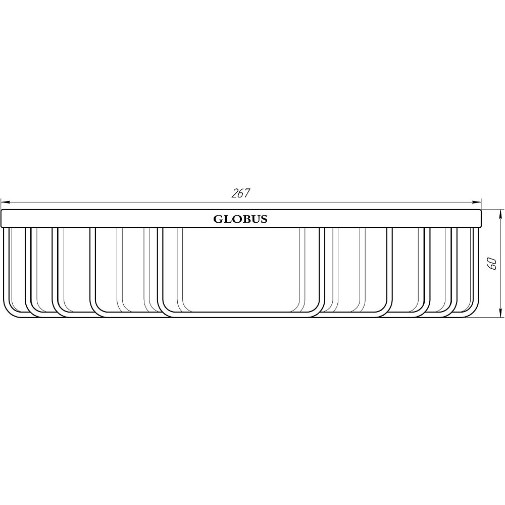 Поличка кутова Globus Lux SS 8499 Тернопіль - фото 2