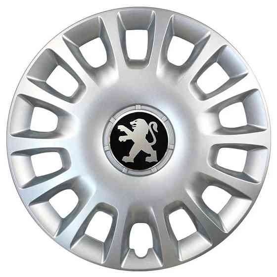 Автомобильные модельные колпаки R14 Peugeot 214 4шт, SJS, серебряные Киев