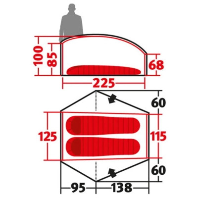 Намет Wechsel Exogen 2 ZG Green (231049) Вінниця - фото 7