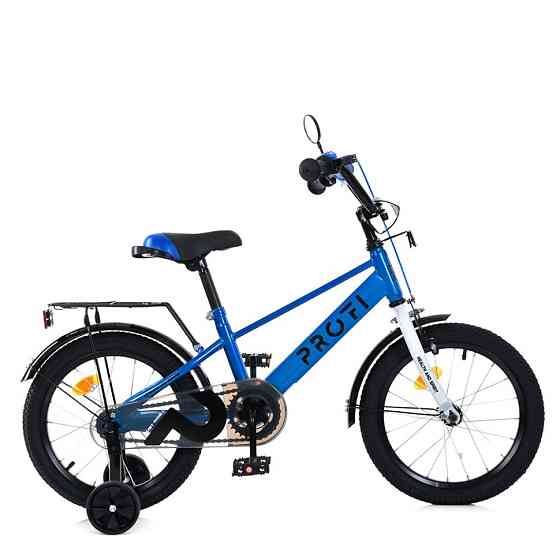 Велосипед дитячий MB 16022-1, 16 дюймів, синьо-білий Вінниця