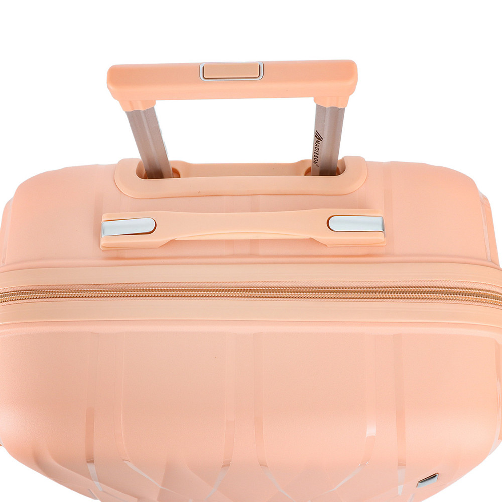 Чемодан полипропиленовый MADISSON 51103 средний 67 см коралловый Киев - изображение 6