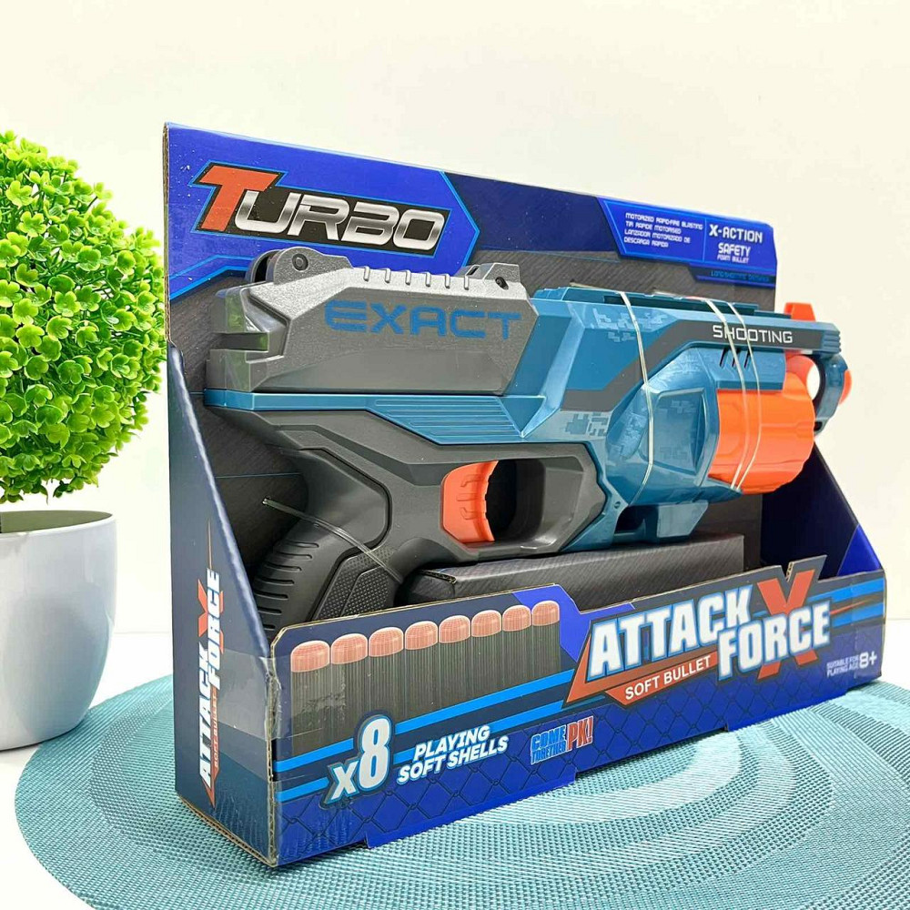 Пістолет бластер 8 м'яких патронів 30 см (BT322) Чернігів - фото 2