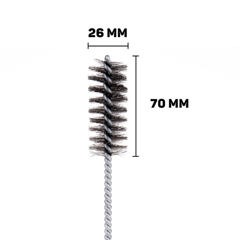 Йоржик дротяний "GeKo" з нержавійки загальною довжиною 200мм, довжиною йоржика 70мм, діаметром 26мм Киев - изображение 3