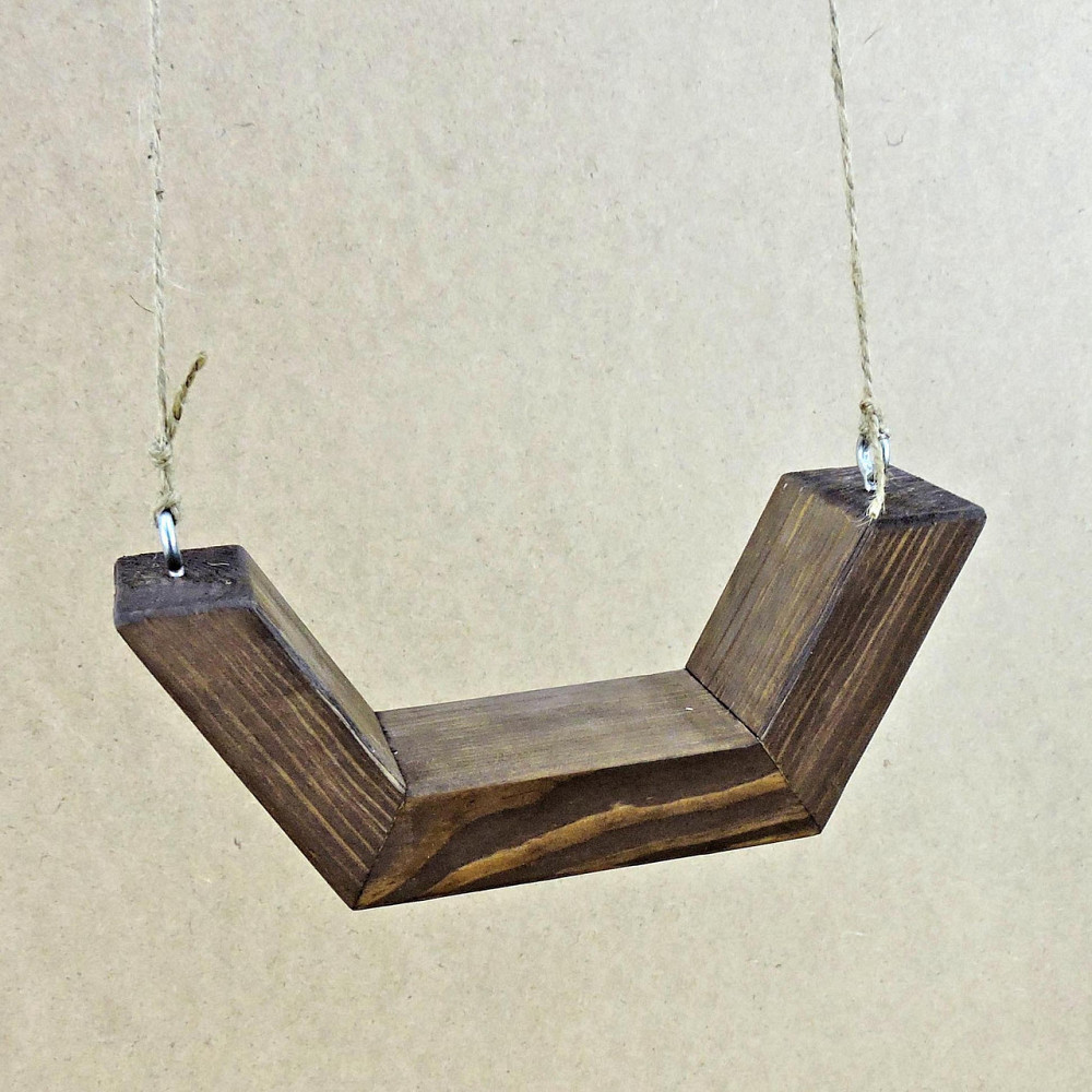 Полиця настінна для квітів "Ігуасу" мокко Миколаїв - фото 1