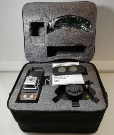 Лазерний рівень Deko 3D Hilda XEAST Fukuda 12 ліній Зелений промінь (без штатива) Вінниця