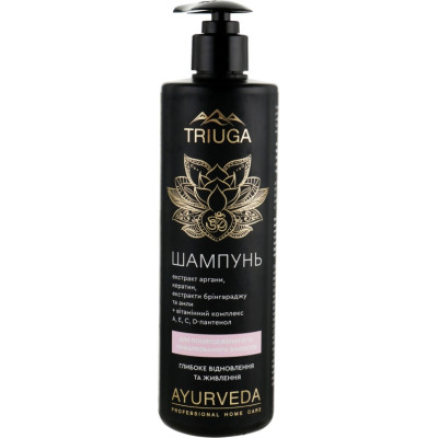 Шампунь Triuga Глибоке відновлення та живлення Для пошкодженого та фарбованого волосся 500 мл (4820164640685) Вінниця - фото 1