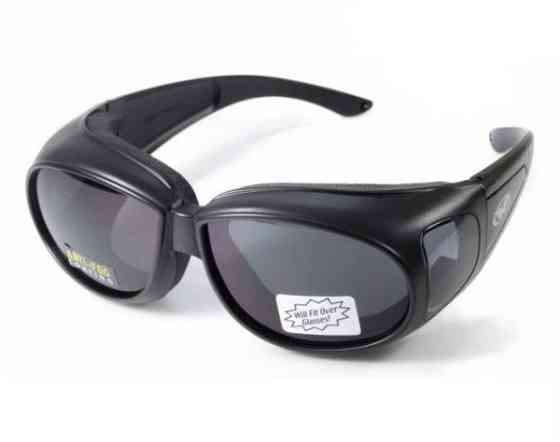 Окуляри захисні з ущільнювачем Global Vision Outfitter (gray) Anti-Fog, чорні Запоріжжя