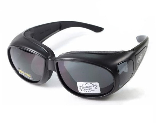 Окуляри захисні з ущільнювачем Global Vision Outfitter (gray) Anti-Fog, чорні Запоріжжя - фото 5