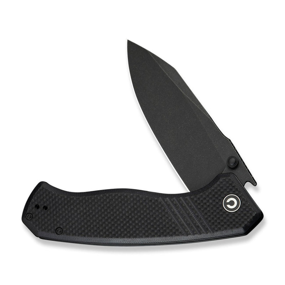 Ніж складаний туристичний Civivi Placoid, (9.3 см) 14C28N / G10 чорний Київ - фото 4