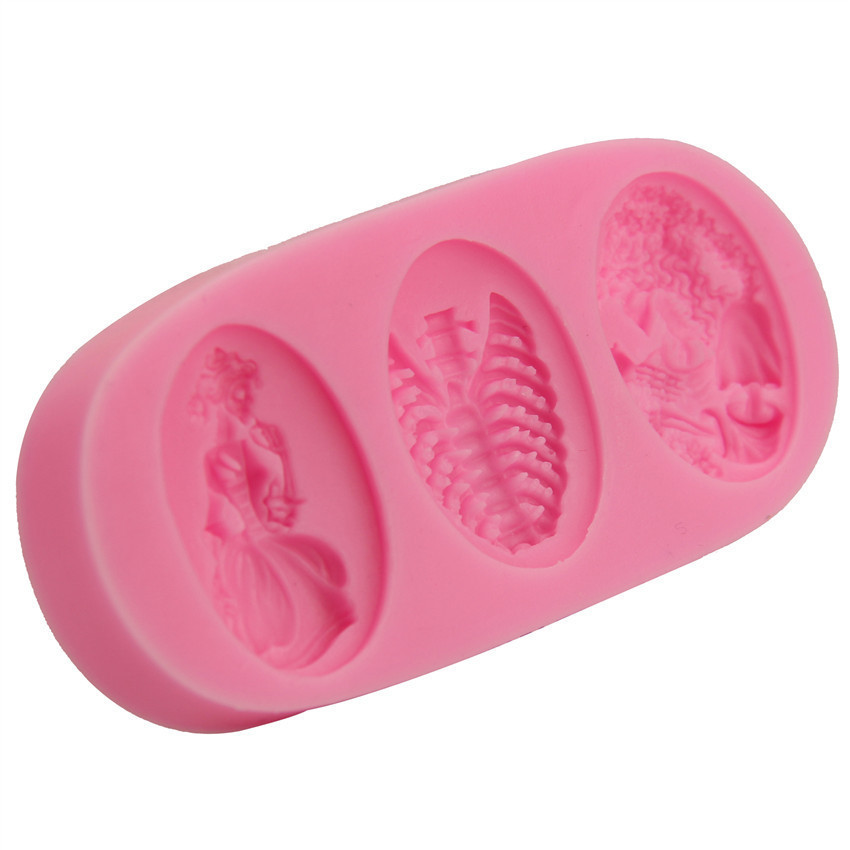 Молд силиконовый Хэллоуин 110 на 48 мм розовый Киев - изображение 4
