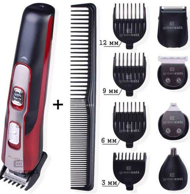 Тример для стриження Бороди, волосся: Gemei Gm-592. Київ - фото 4