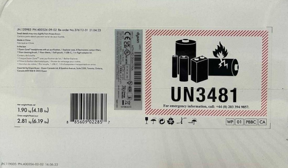 Наушники с микрофоном Dyson Zone Absolute. Харьков - изображение 3