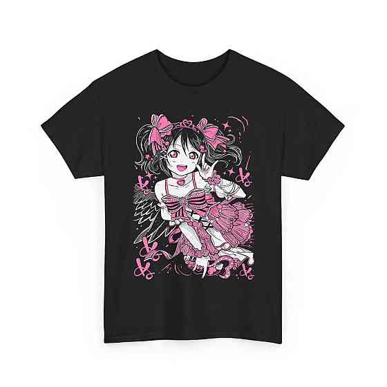 Футболка аниме Лове Ливе Нико Йазава оверсайз (S/M/L) Черний AnimeJ0072 Днепр
