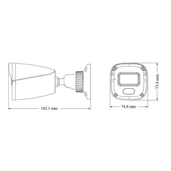 IP-відеокамера 4Mp TVT TD-9441S4L-C(D/PE/AW1) Black f=2.8mm, ІЧ+LED-підсвічування, з мікрофоном (77-00438) Киев