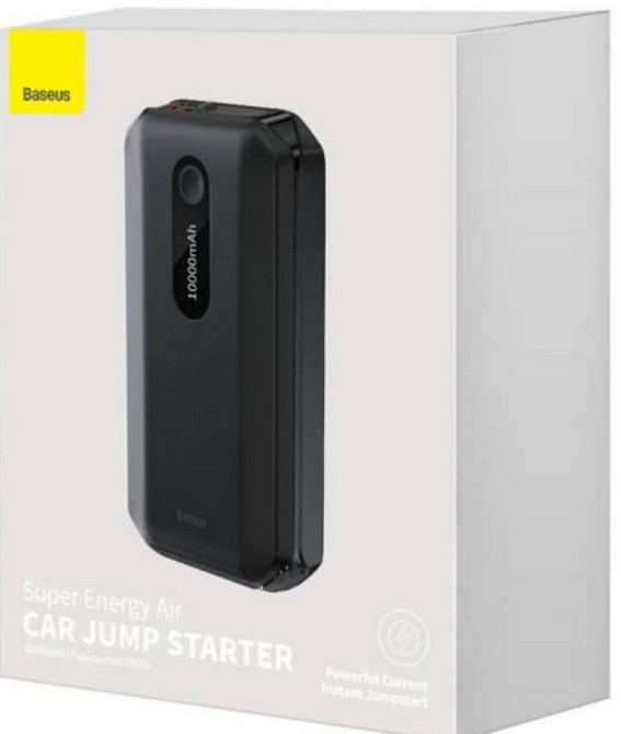 Baseus Super Energy Air Car Jump Starter 1000A 10 000 mAh Харків - фото 5