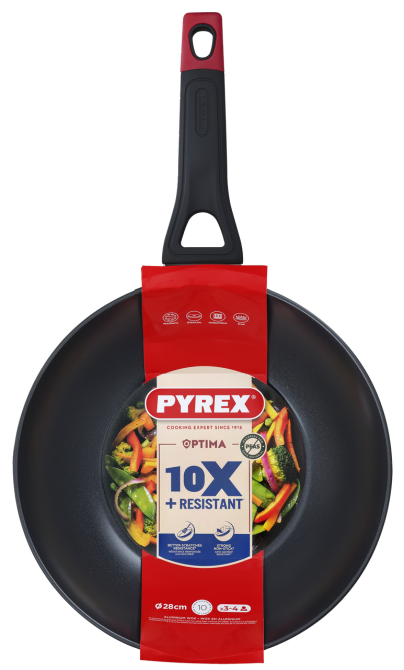Сковорода Pyrex Optima 28 см, WOK (7120926) Київ - фото 3