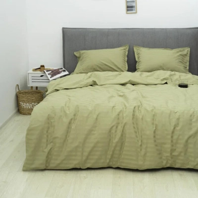 Постільна білизна Tiare 87 Сатин Страйп Кольоровий полуторний (87_Stripe_pl) Вінниця - фото 2