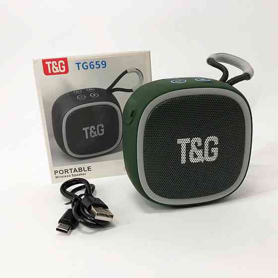 Портативна акустична bluetooth колонка TG659, Bluetooth колонка з зарядкою від usb TJ-88 Львів