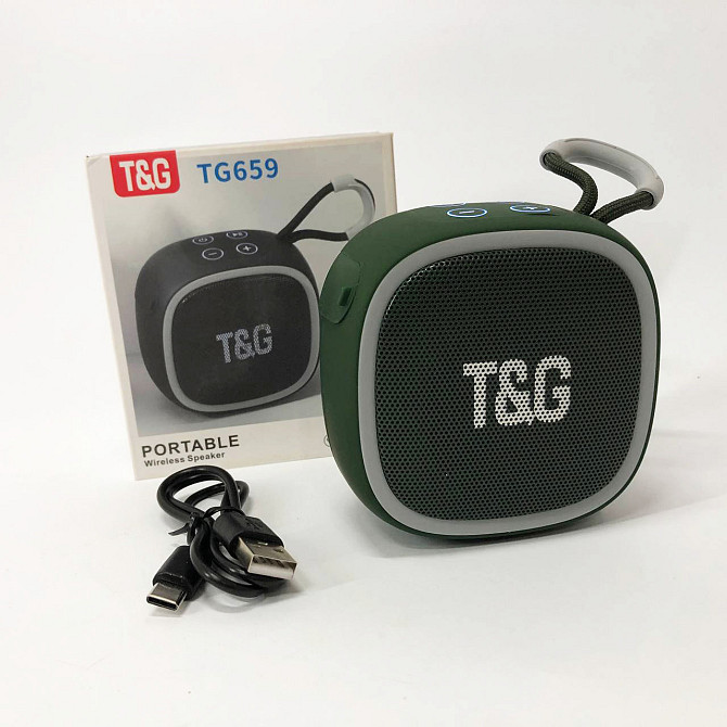 Портативна акустична bluetooth колонка TG659, Bluetooth колонка з зарядкою від usb TJ-88 Львів - фото 6
