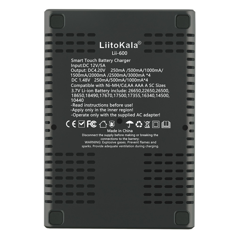 Універсальний зарядний пристрій LiitoKala Lii-600 EU для акумуляторів Киев - изображение 3