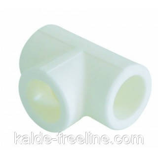 Kalde поліпропіленовий Трійник ∅ 25 білий Харків - фото 1