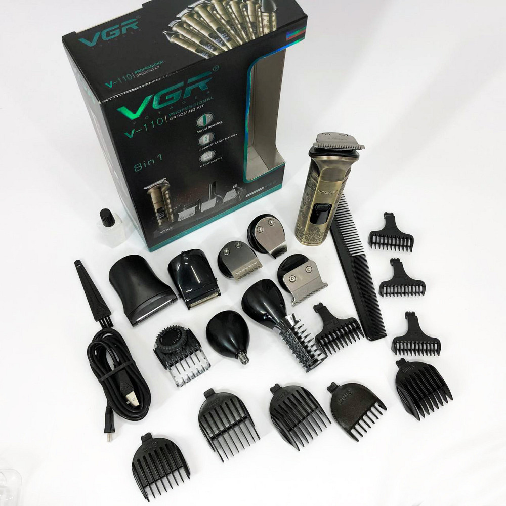 Бездротовий тример для стрижки та гоління, Домашні машинки для стрижки Електромашинка волосся NE-48 Львів - фото 14