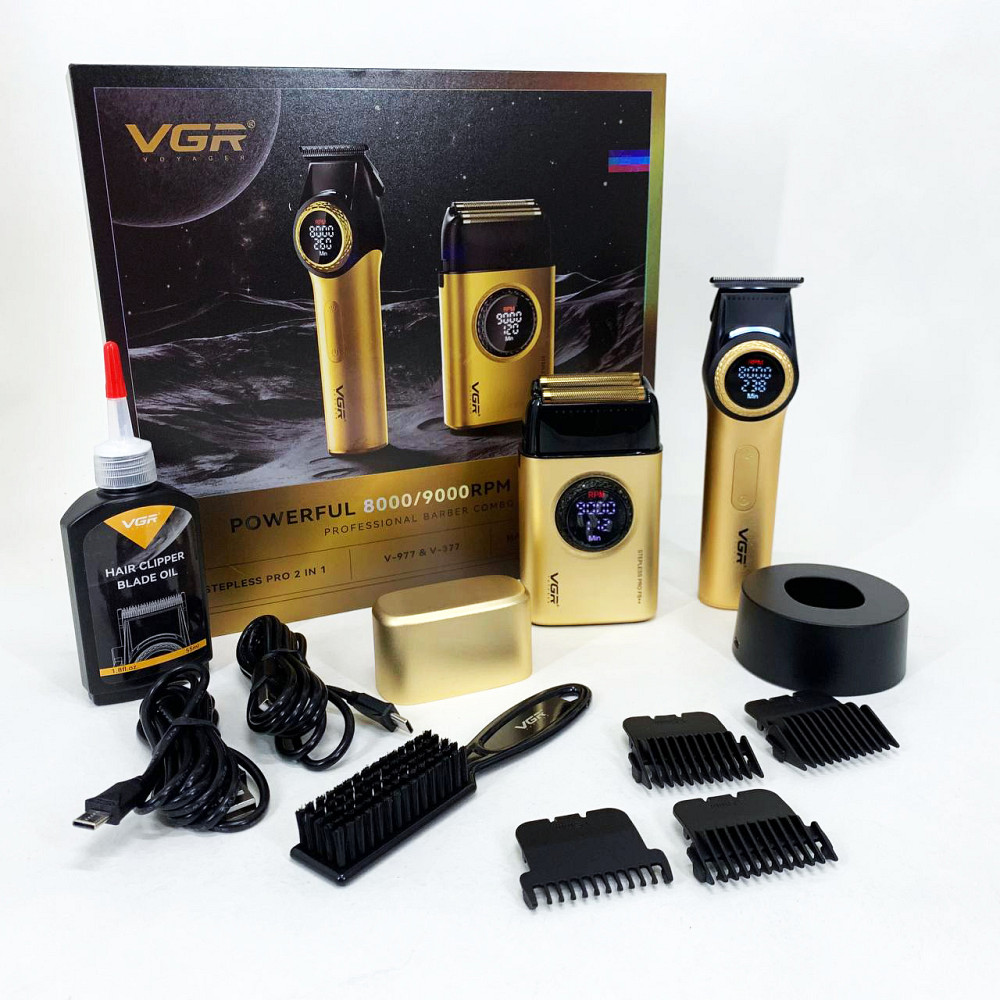 Машинка для стрижки волос беспроводная VGR 2 в 1 V-977 V-377, Триммер беспроводной FE-39 Ивано-Франковск - изображение 10