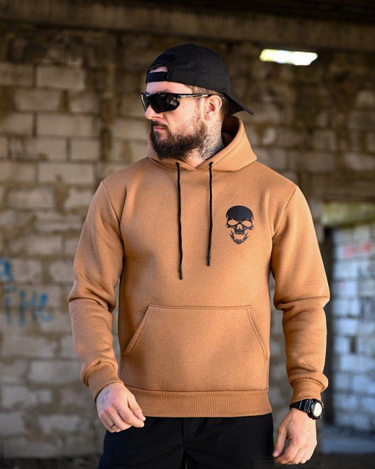 Милитари худи на флисе GENESIS Донецька область койот ПП8083 Одесса - изображение 3