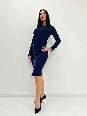 Элегантное платье с молнией 