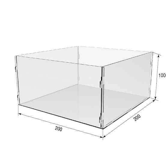 Коробка акрилова EKOSTAR 200х200х100 Київ