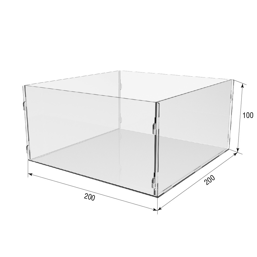 Коробка акрилова EKOSTAR 200х200х100 Київ - фото 3