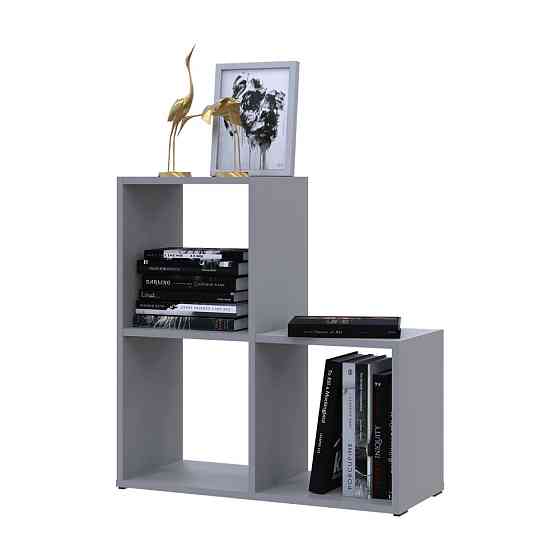 Стеллаж Doros Степь 2х2 Серый открытый 69х28.8х71.4 DRS-011773 (41516177) Днепр