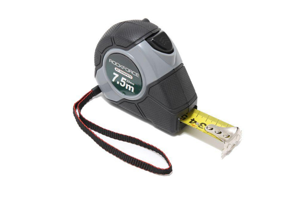 Рулетка 5мх19мм (магнітний зачіп, автоблокування, двухкомпанентний корпус), в блістері Одеса - фото 1