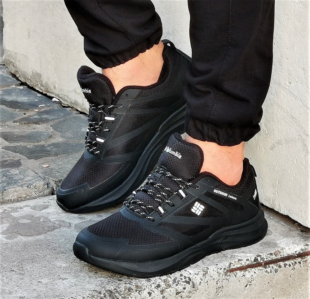 Кроссовки Соluмb!а ТЕРМО Мужские Чёрные Зимние (размеры: 41) Днепр - изображение 5