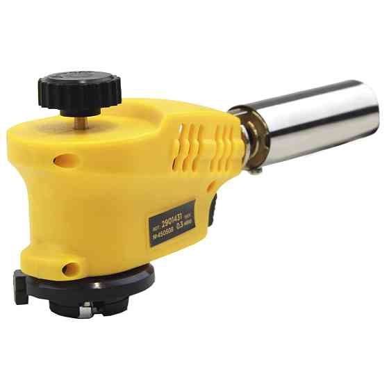 Пальник газовий з регулюванням полум'я зверху та п'єзозапалюванням Ø 20 мм 153 мм SIGMA (2901431) Київ