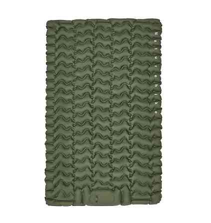 Матрас двухместный Naturehike CNK2550WS019 (65 мм) с мешком для надувания Зеленый Киев