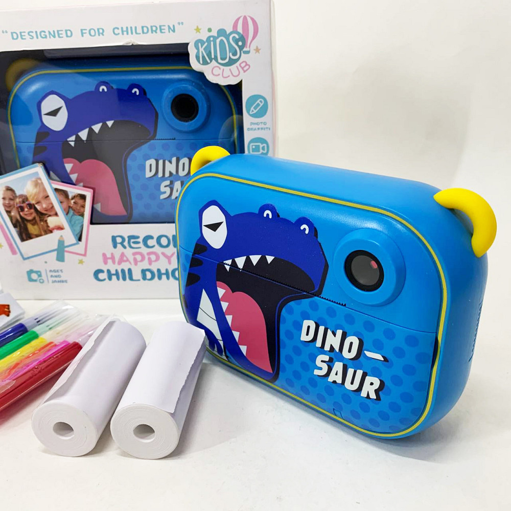 Фотоапарат іграшка дитяча, Дитячий цифровий фотоапарат з миттєвим друком фото Маленький EC-60 Івано-Франківськ - фото 6