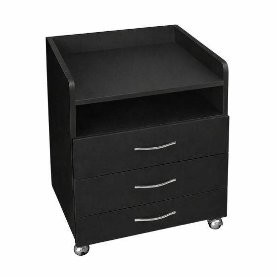 Тумба косметологічна на 3 шухляди Ельф 3 (металеві колеса) Київ