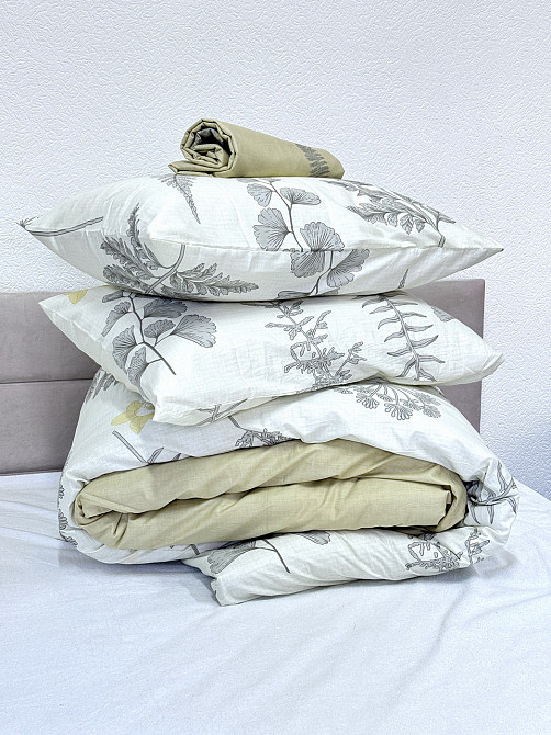 Ecotton Комплект постільної білизни Ecotton двоспальний Сімейний 150х215 см сатин білий (рис. 2 Коломия - фото 6