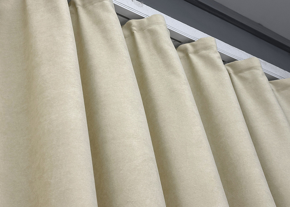 Шторна тканина мікровелюр SPARTA висота 3м колір кремовий 844ш Київ - фото 12