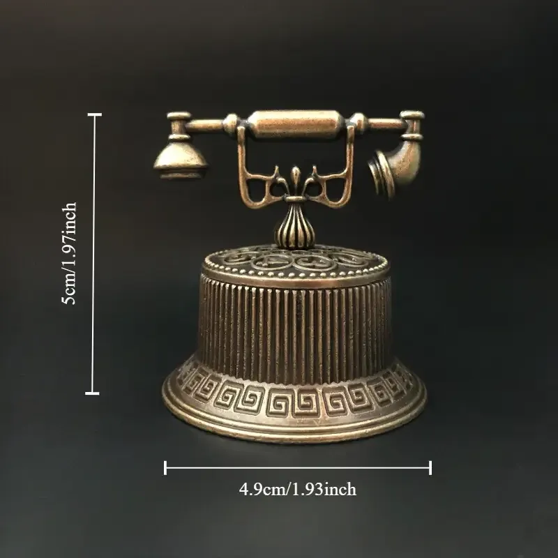 Металевий тримач для пахощів «Антикварний телефон» – для конусів та хмаринок Київ - фото 3