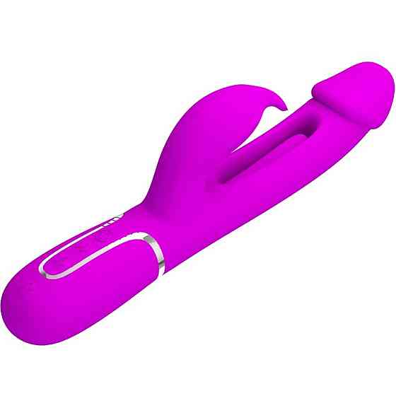 Вибратор PRETTY LOVE Kampas Rabbit 3 in 1,7 vibration functions 4 licking settings Sex Aura Киев