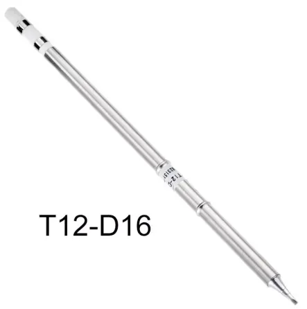 Жало T12-D16 клин для паяльника, сменный наконечник для паяльной станции Hakko T12 Киев