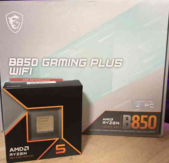 Топ комплект AM5 Ryzen 9600X, B850 Msi Gaming Київ