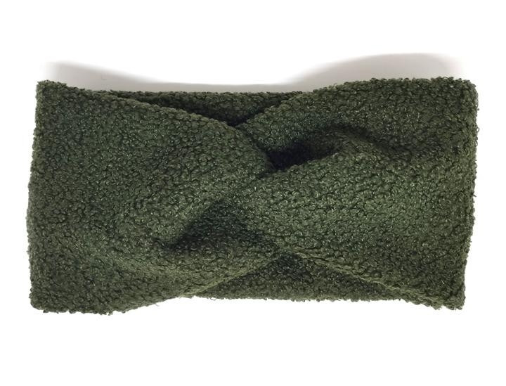 Пов'язка тепла жіноча темно-зелена Київ - фото 1