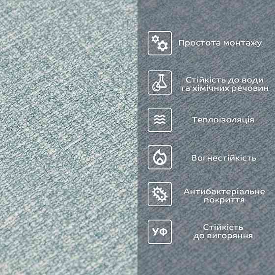 Самоклеючі шпалери 2800х500х1,5мм Сіро-блакитний YM-10 (D) SW-00002021 Київ