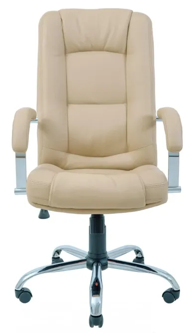 Офисное Кресло Руководителя Richman Alberto Boom 06 Хром М1 Tilt Бежевый Киев - изображение 2