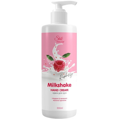 Крем для рук Shik Nectar Milkshake З ароматом малини 200 мл (4823107605420) Вінниця - фото 1