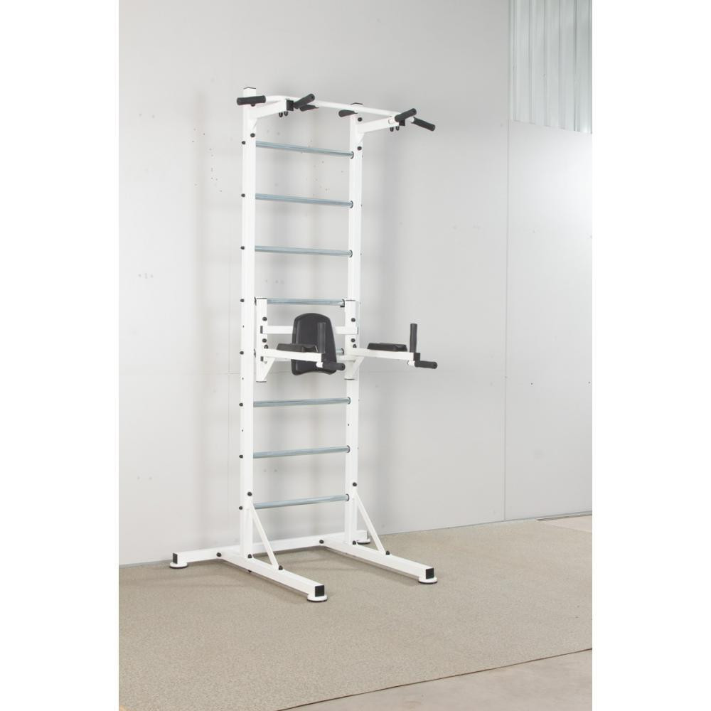 Шведская стенка передвижная Universal White Pro универсальная без креплений скамья для пресса турник брусья Каменское - изображение 3