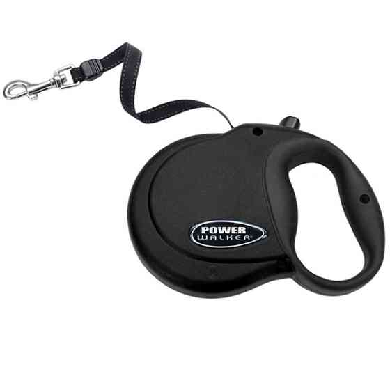 Coastal Power Walker Retractable Leash КОСТАЛ рулетка-поводок для собак, лента 4.8м Киев